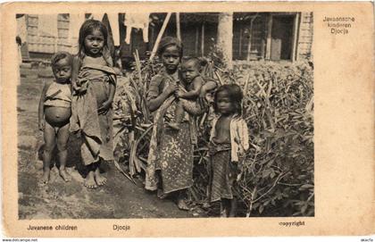 CPA AK DJOJCA Javaansche kinderen INDONESIA (566038)