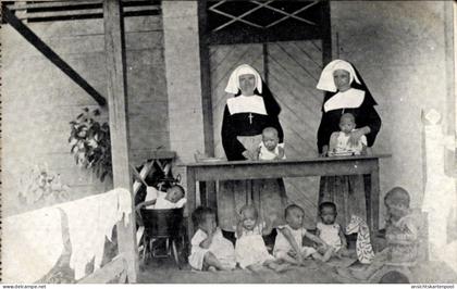 CPA Pontianak Indonesië, De kinderkamer, Missie Borneo, Zusters Franciscanessen Veghel