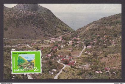 Postcard, DUTCH INDIES, The botton Saba, Maxi card