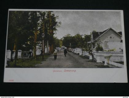Semarang auf Java , ca. 1910 , Genielaan , Indonesien , Indonesia , Ansichtskarte , AK , CPA !!