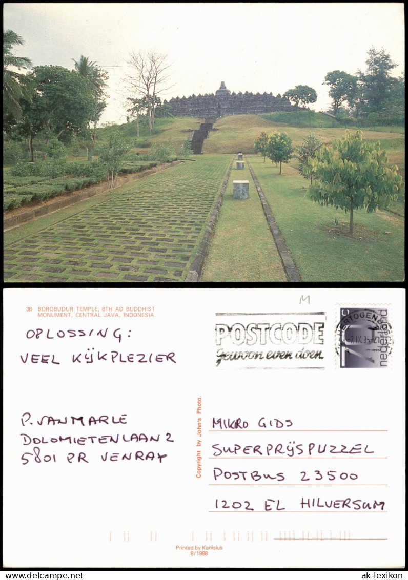 Indonesien BOROBUDUR TEMPLE AD BUDDHIST MONUMENT CENTRAL JAVA INDONESIA 1988
