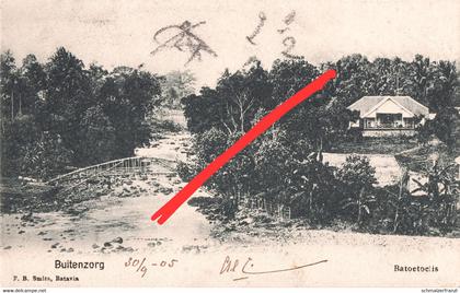 AK Buitenzorg Bogor Jawa Niederländisch Indien VOC East Indies Indonesien Indonésie Indonesia Timbre Stamp Postzegel