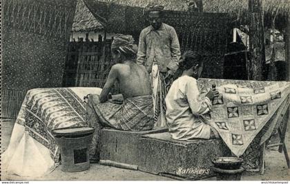 CPA Indonesien, Handwerker, Weber