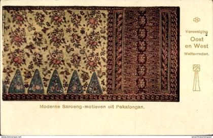 CPA Pekalongan Java Indonesien, Moderne Saroeng-Motive