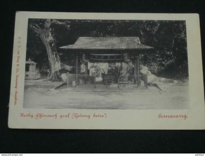 Semarang auf Java , ca. 1910 , chinesisches Grab , Indonesien , Indonesia , Ansichtskarte , AK , CPA !!