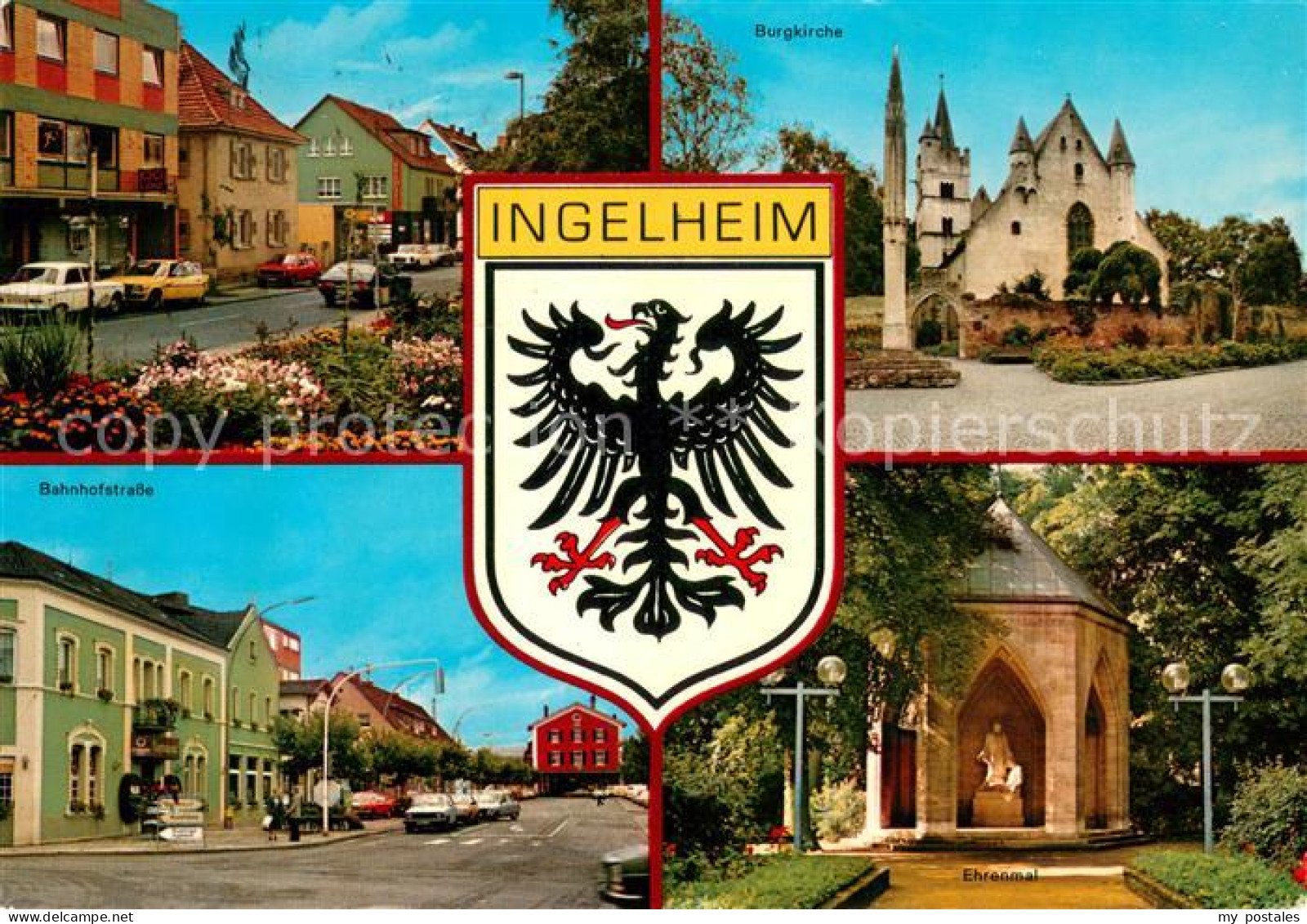 Ingelheim Rhein Burgkirche Bahnhofstrasse Ehrenmal