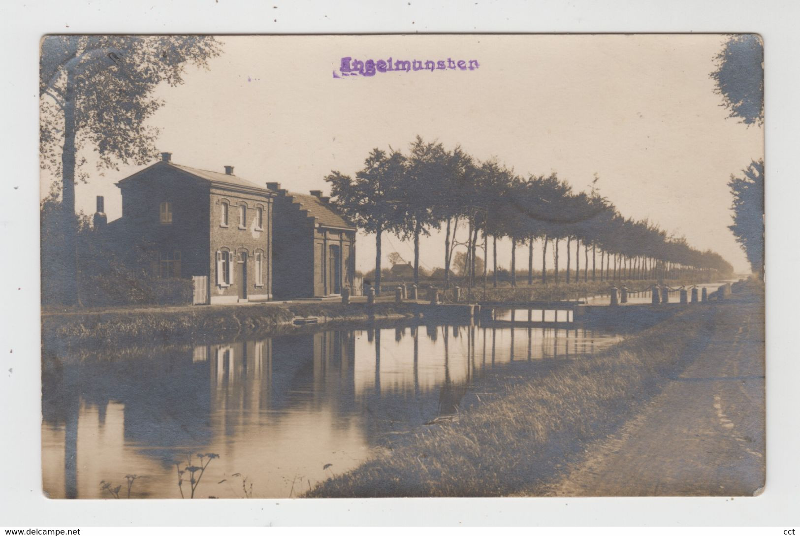 Ingelmunster FOTOKAART van de Lijsbrug