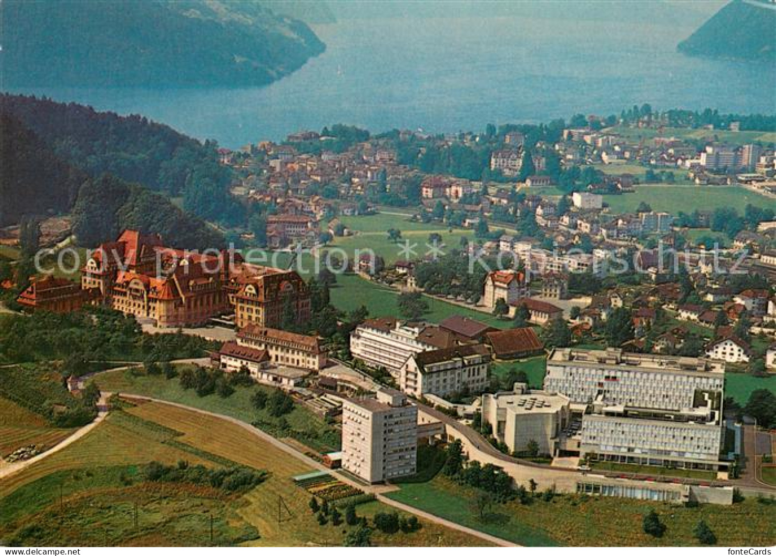Ingenbohl Institut Ingenbohl Mutterhaus Schwesternhaus Theresianum Fliegeraufnah
