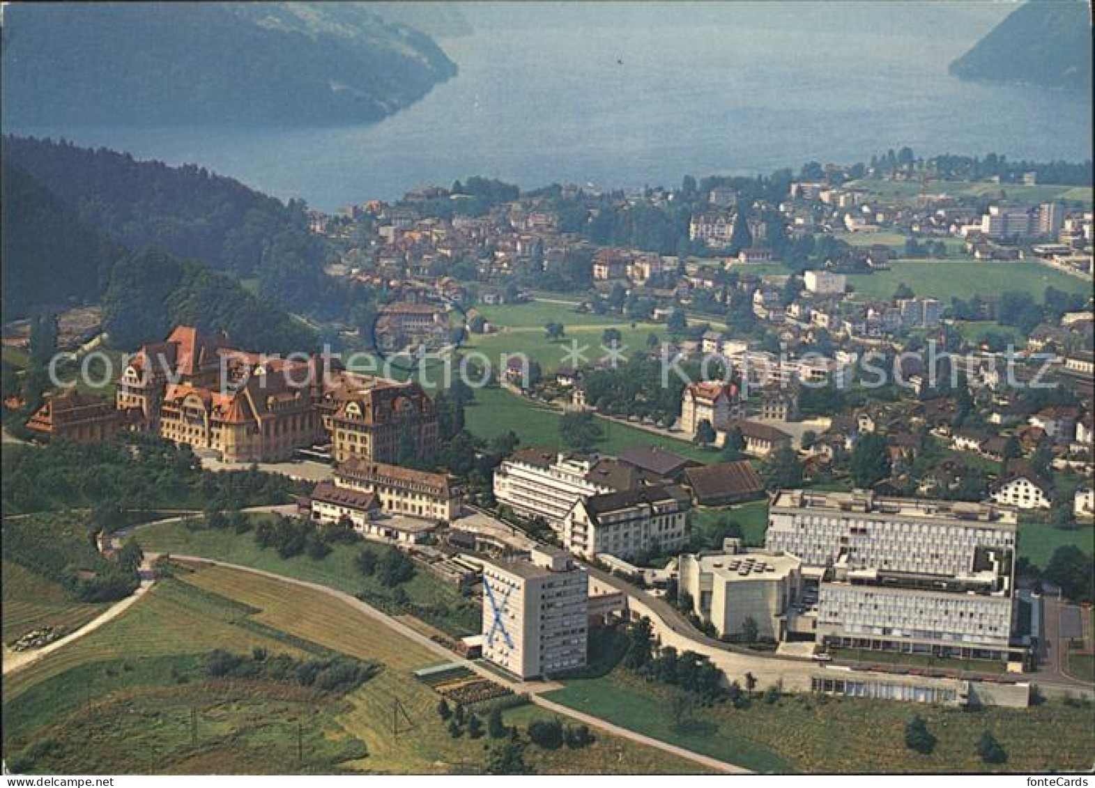 Ingenbohl Institut Ingenbohl Theresianum Panorama Fliegeraufnahme