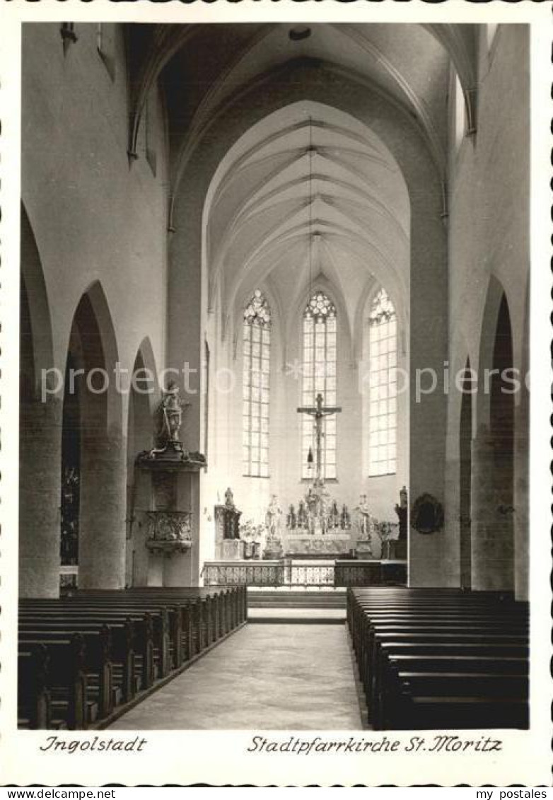 INGOLSTADT  CITY Stadtpfarrkirche Sankt Moritz