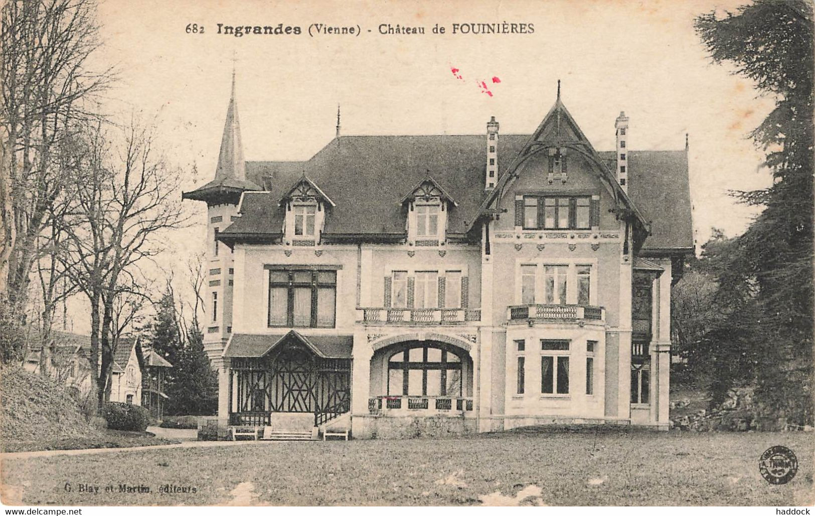 INGRANDES : CHATEAU DE FOUNIERES