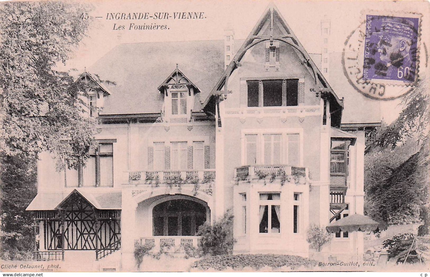 Ingrandes - Les Fouinieres  - CPA °J