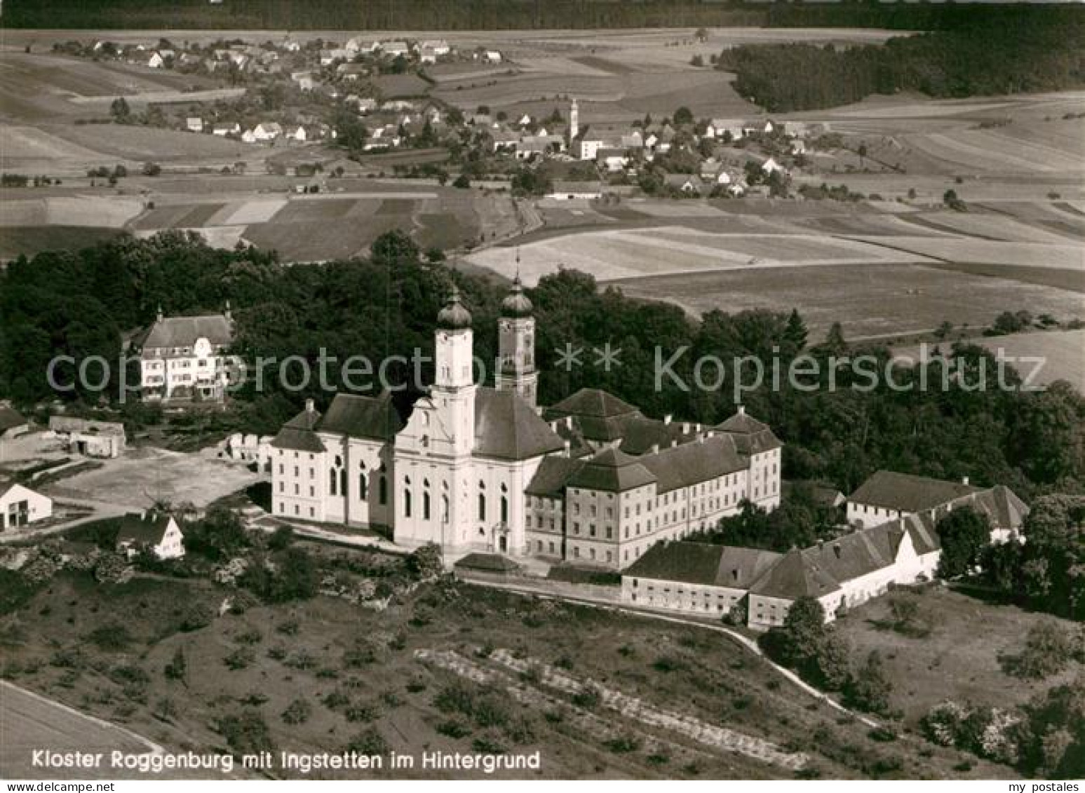 Ingstetten Neu-Ulm Kloster Roggenburg Fliegeraufnahme
