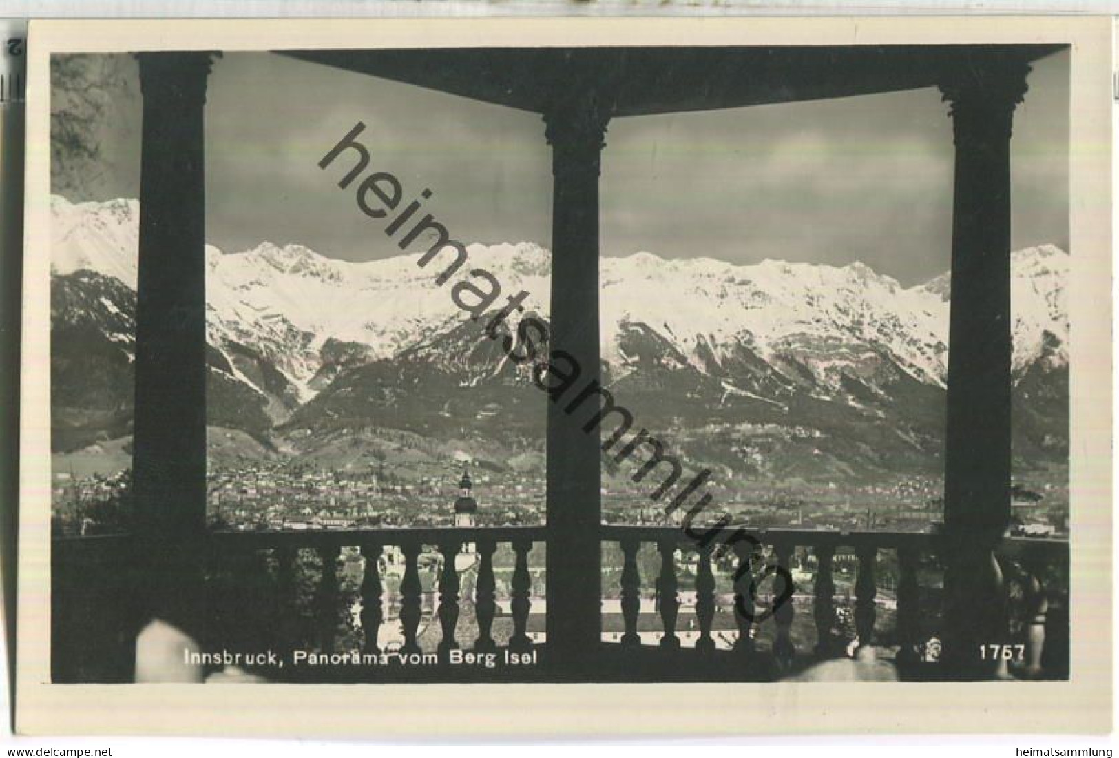 Innsbruck - Panorama vom Berg Isel - Foto-AK - Tirolerkunstverlag Innsbruck