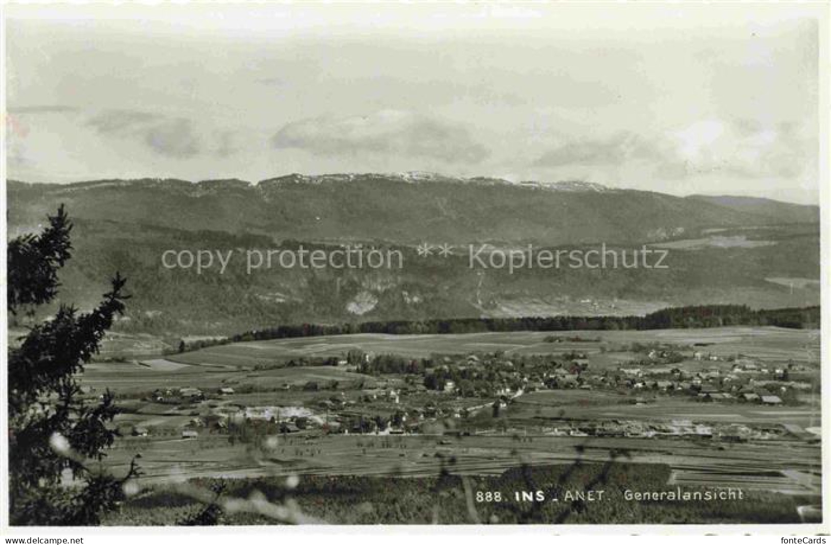 Ins-Anet Erlach BE Panorama