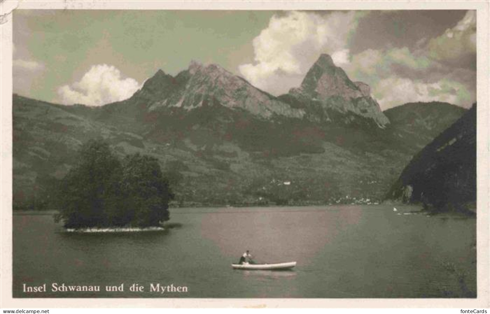 Insel Schwanau Lauerz SZ und die Mythen