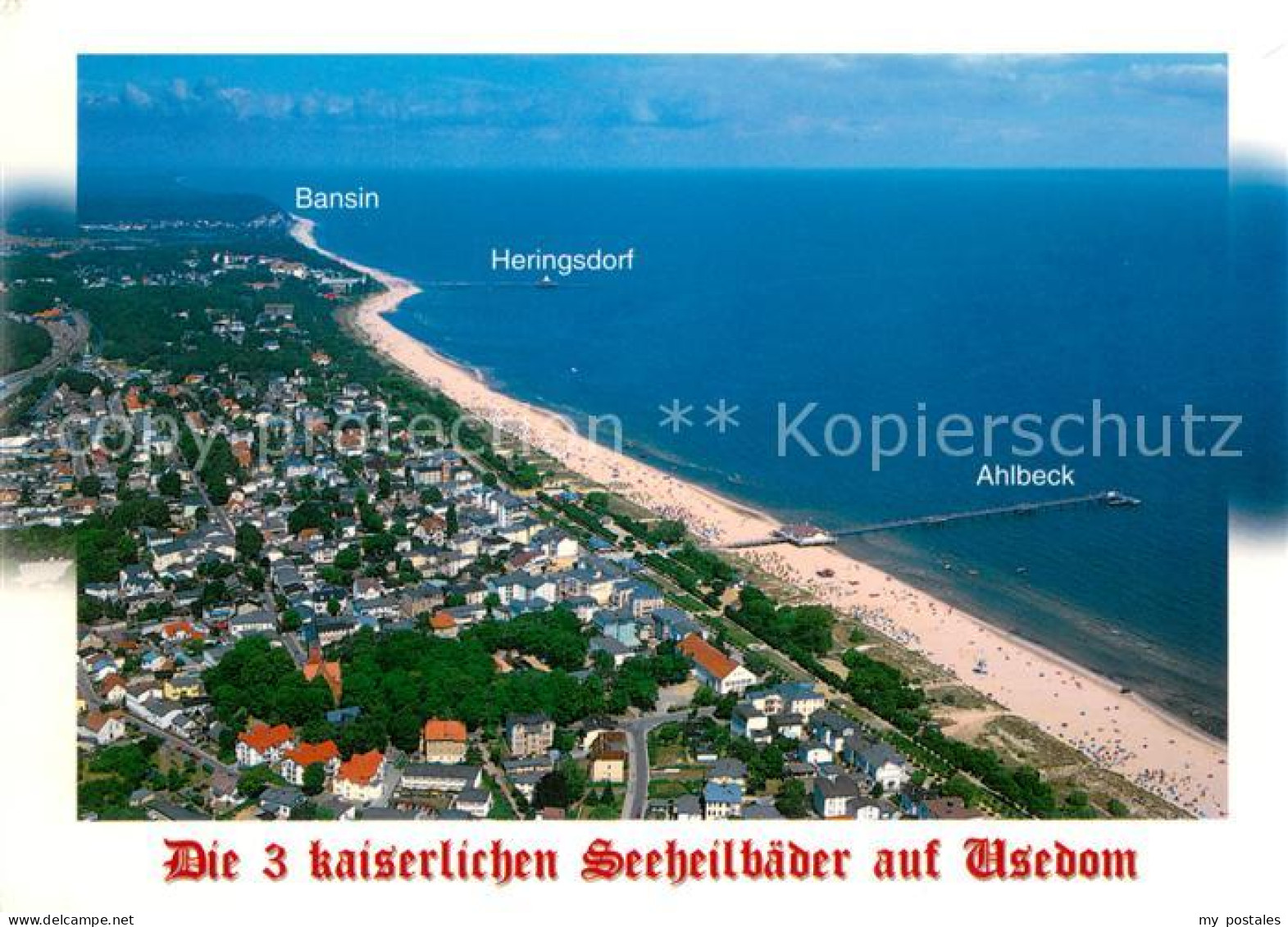 Insel Usedom Fliegeraufnahme