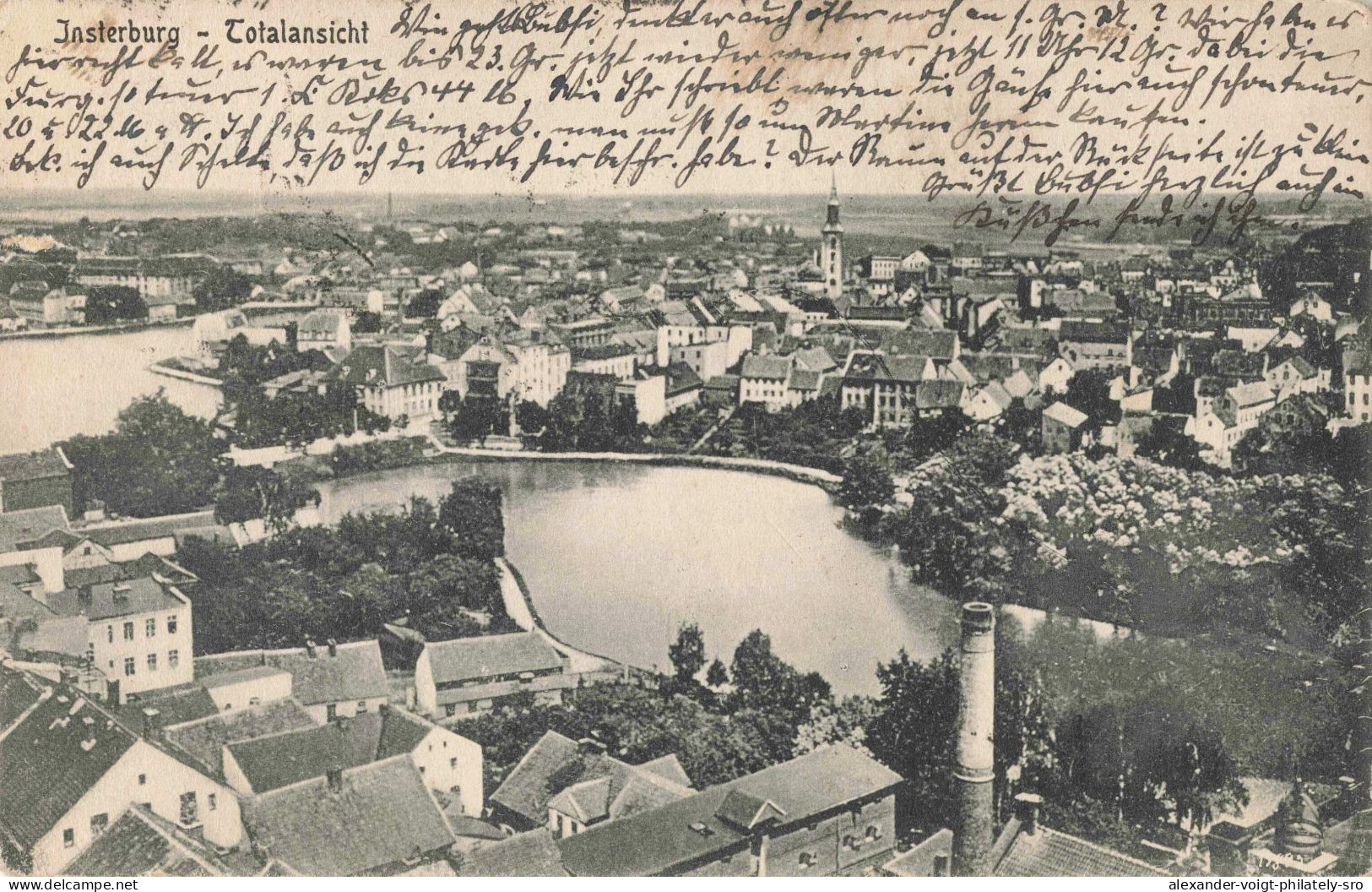 Insterburg, Königsberg (Įsrutis, Tschernjachowsk, Kaliningrad) - Panorama, 19...