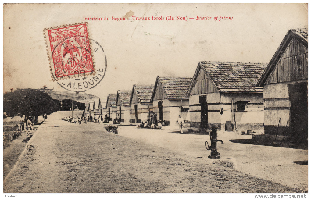 Intérieur du Bagne - Travaux forcés (Ile Nou)