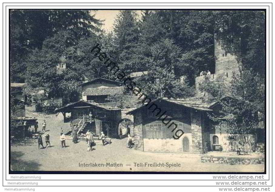 Interlaken-Matten - Tell Freilichtspiele ca. 1930