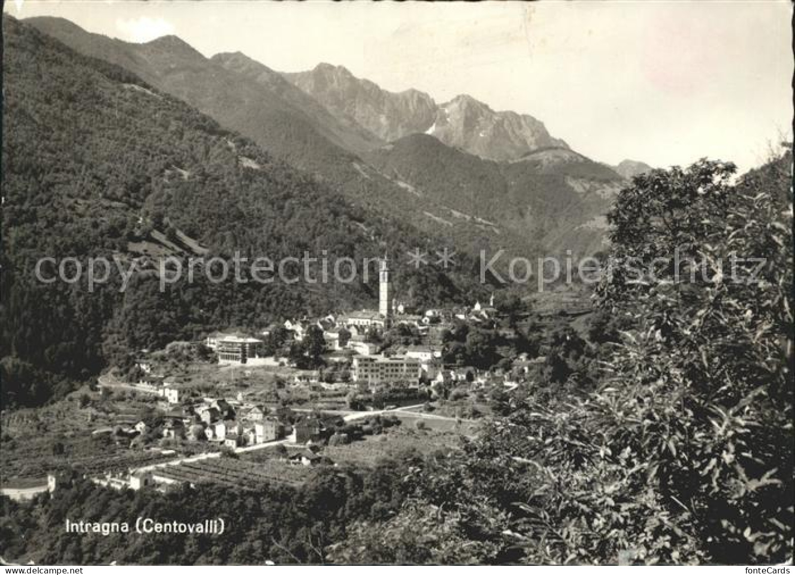 Intragna Centovalli Totalansicht