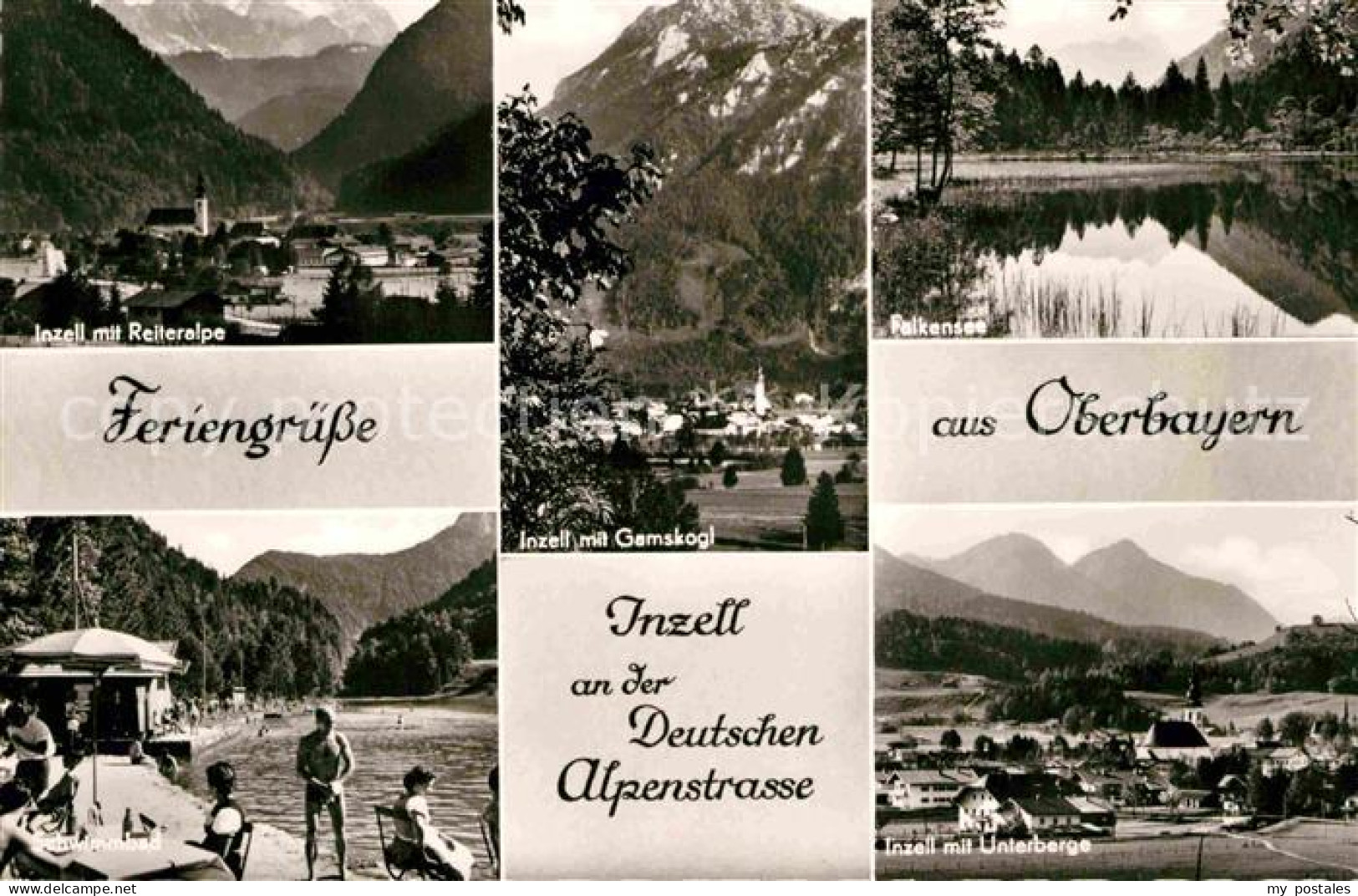 Inzell Traunstein Bayern mit Reiteralpe Falkensee Unterberge