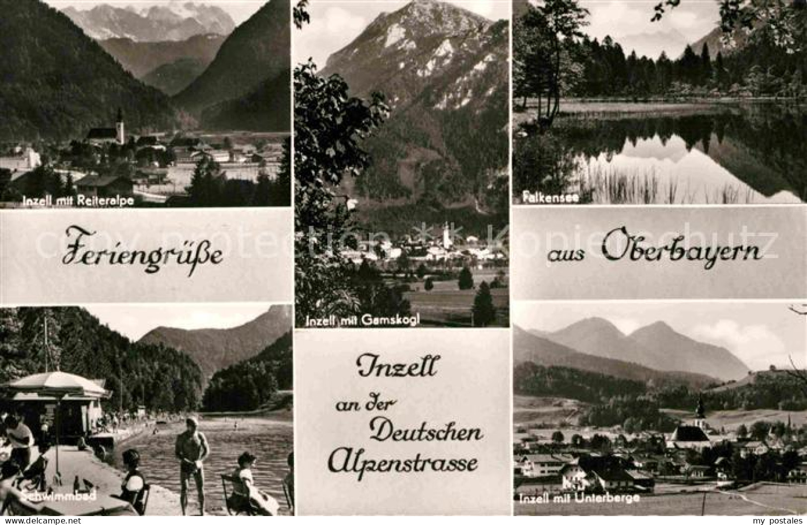 Inzell Traunstein Bayern Panorama Reiteralpe Schwimmbad Gamskogel Falkensee Unte