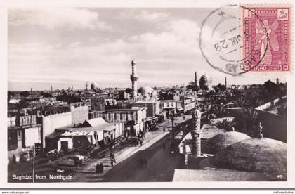 IRAQ - Baghdad from Northgate, Photo Postcard 1929