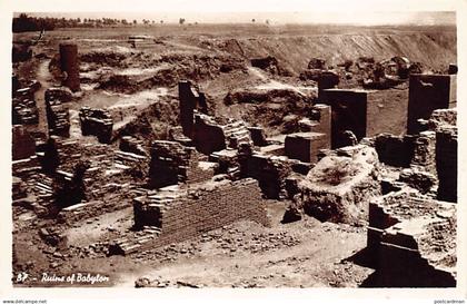 Iraq - Ruins of Babylon - Publ. Eldorado Photo 87