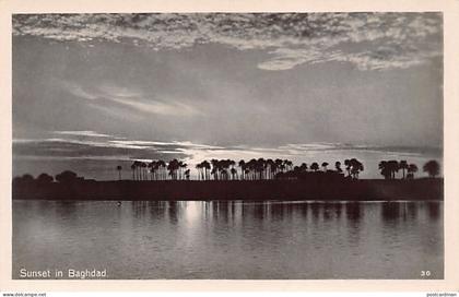 Iraq - Sunset in Baghdad - Publ. Boesinger & Co. 30