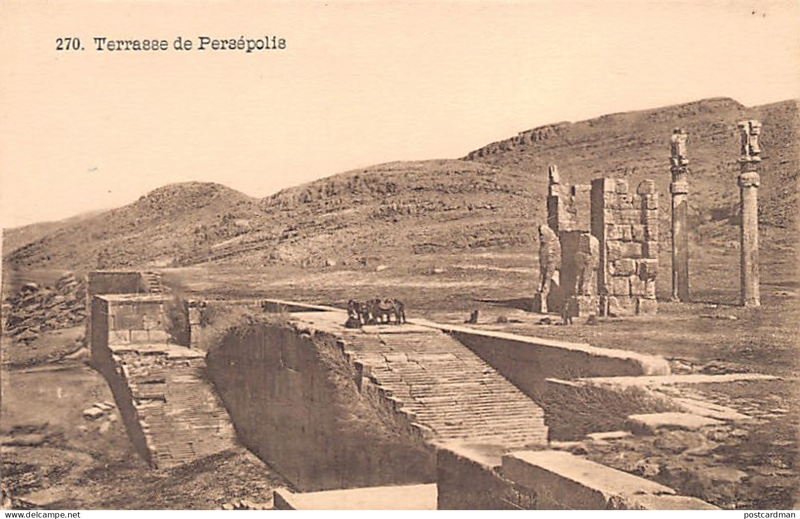 Iran - Persepolis - A terrace - Publ. Maison d'Art 270