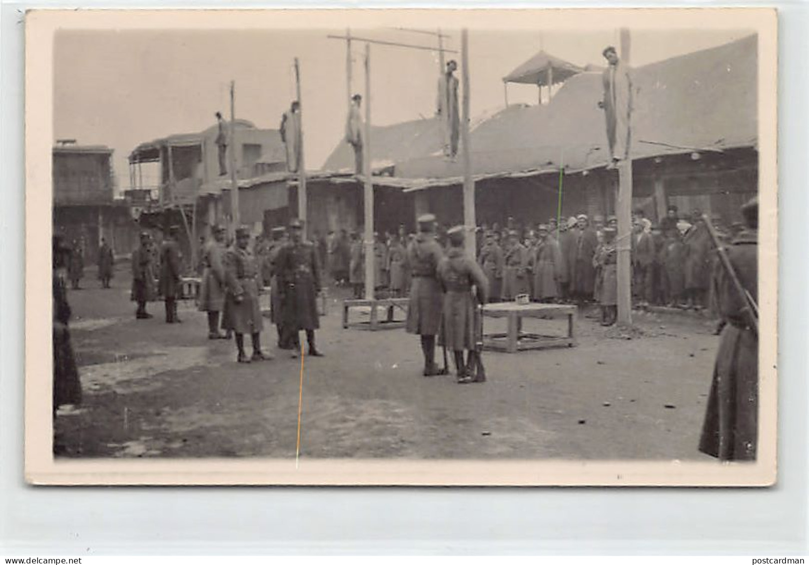 Iran - Quintuple hanging - REAL PHOTO - Publ. unknown