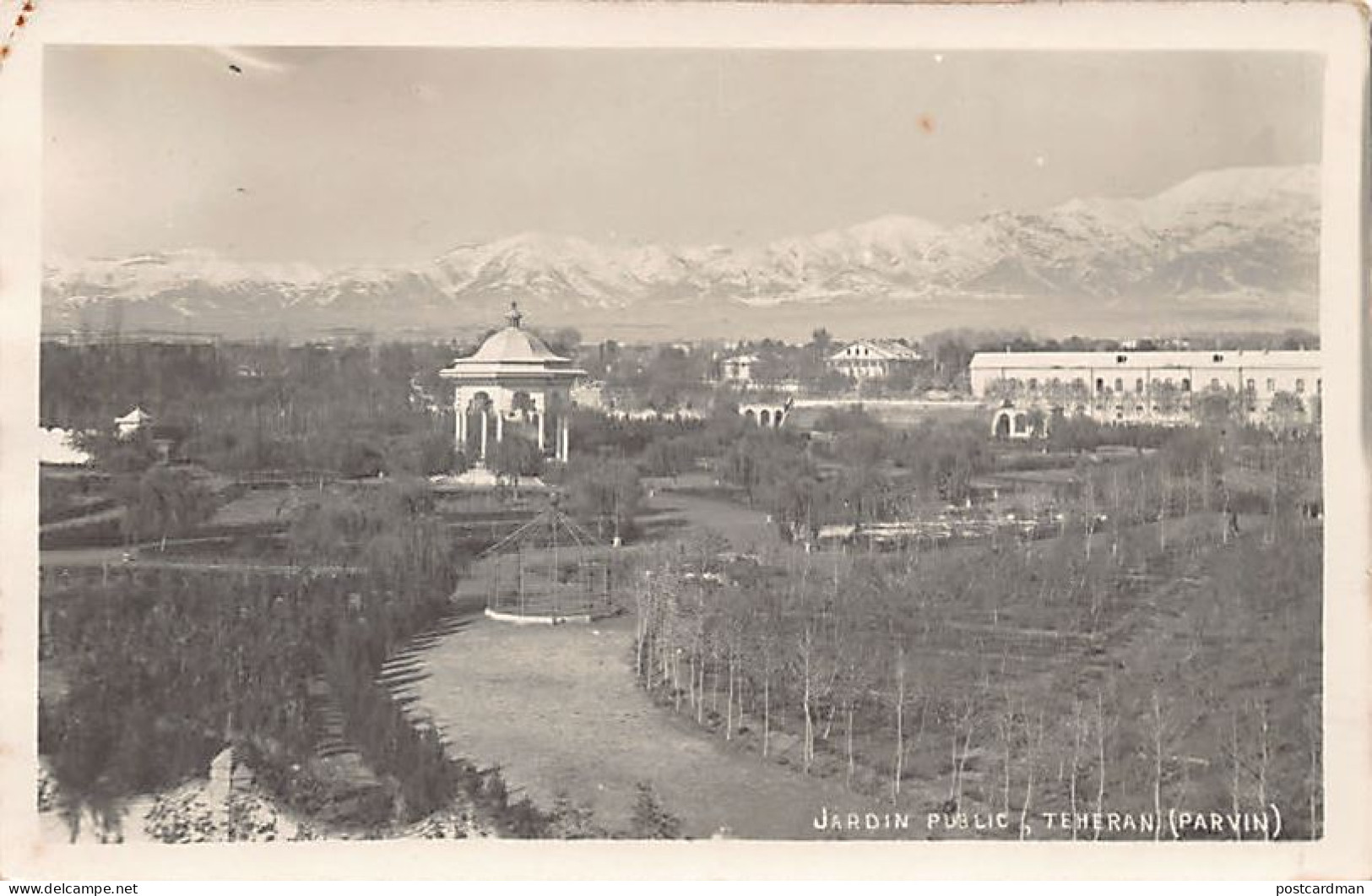 Iran - TEHRAN - Public garden - REAL PHOTO - Publ. unknown