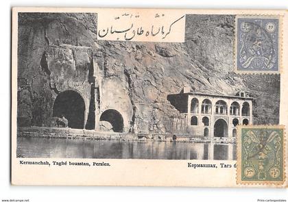CPA Iran Kermanchah Taghé Bousstau Persien