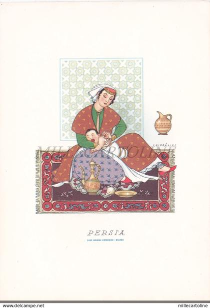 IRAN - Persia, Casa Mamma Domenica Milano, Nicouline, Postcard