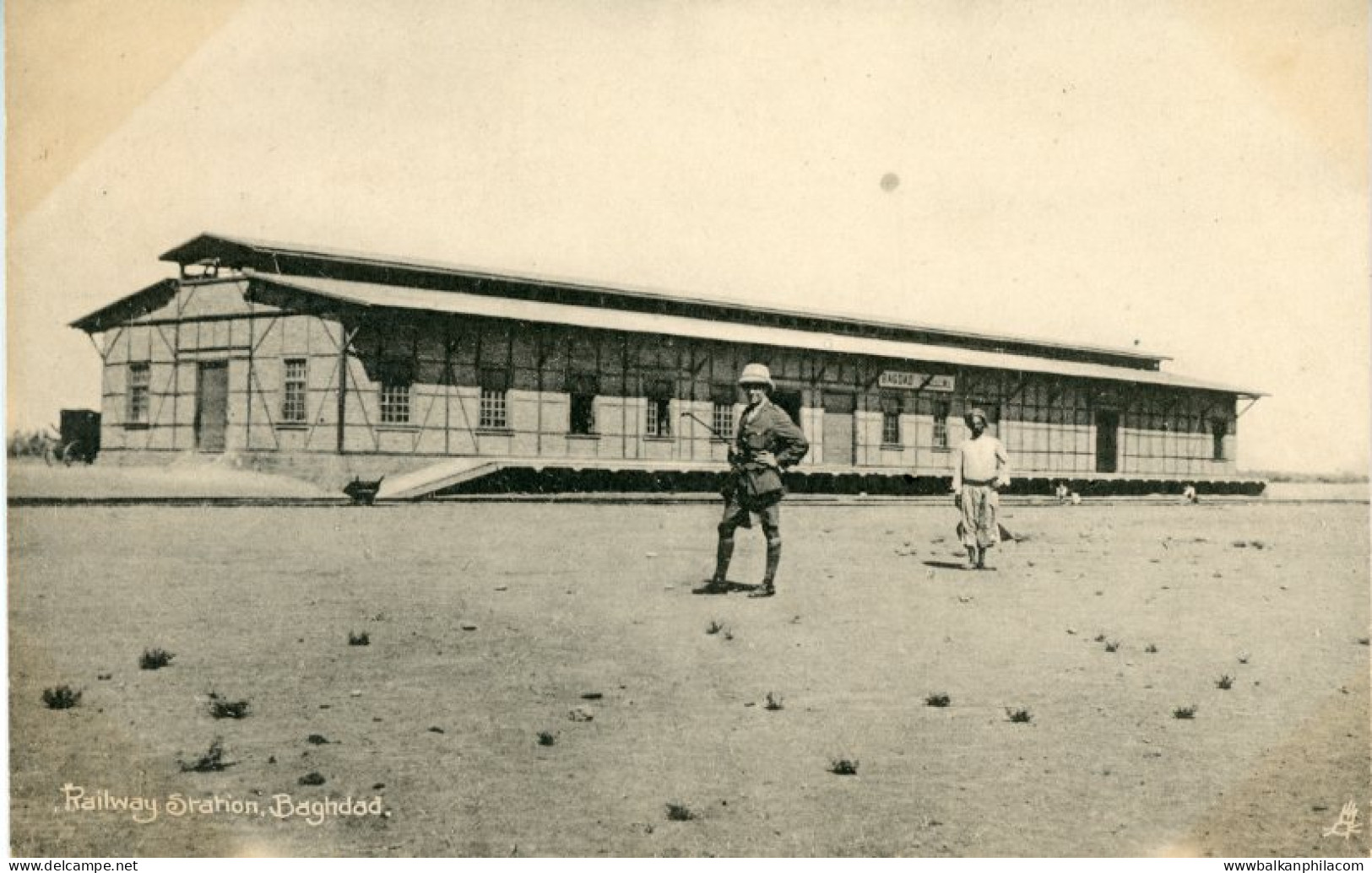 Iraq Baghdad Railway Station tuck's
