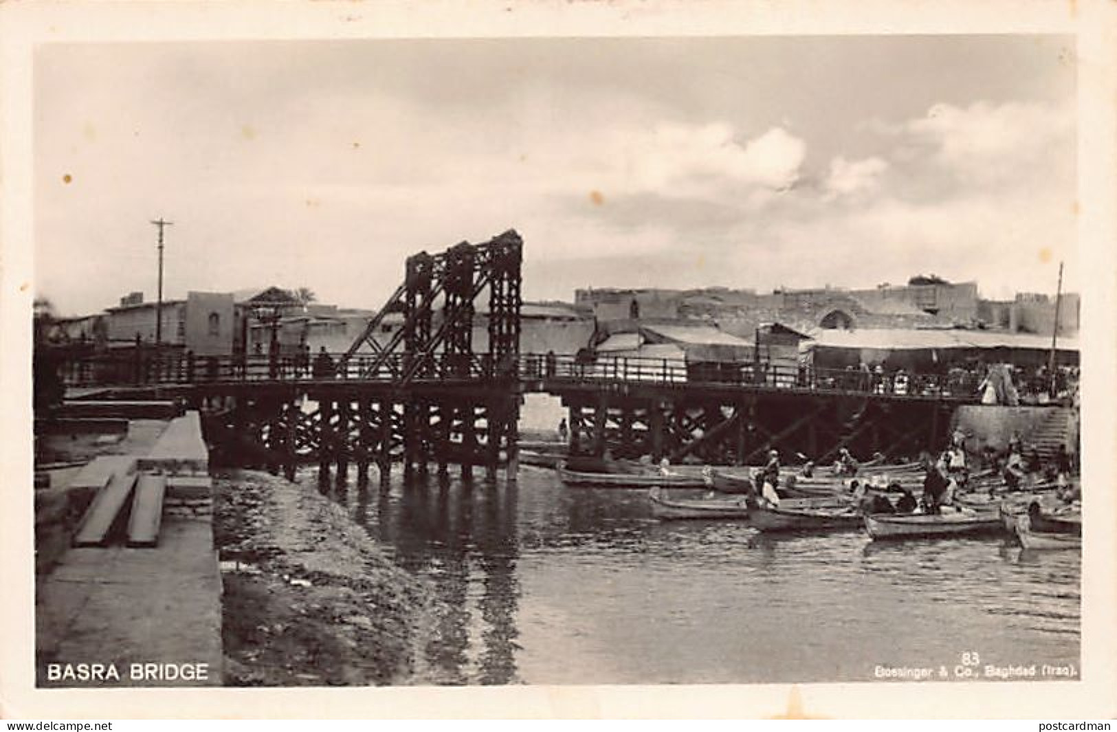 Iraq - BASRA - The bridge - Publ. Boesinger & Co. 83