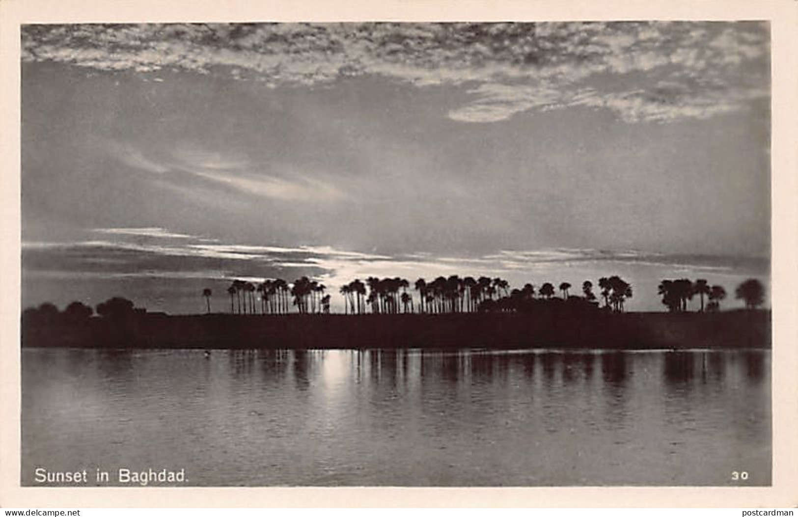 Iraq - Sunset in Baghdad - Publ. Boesinger & Co. 30
