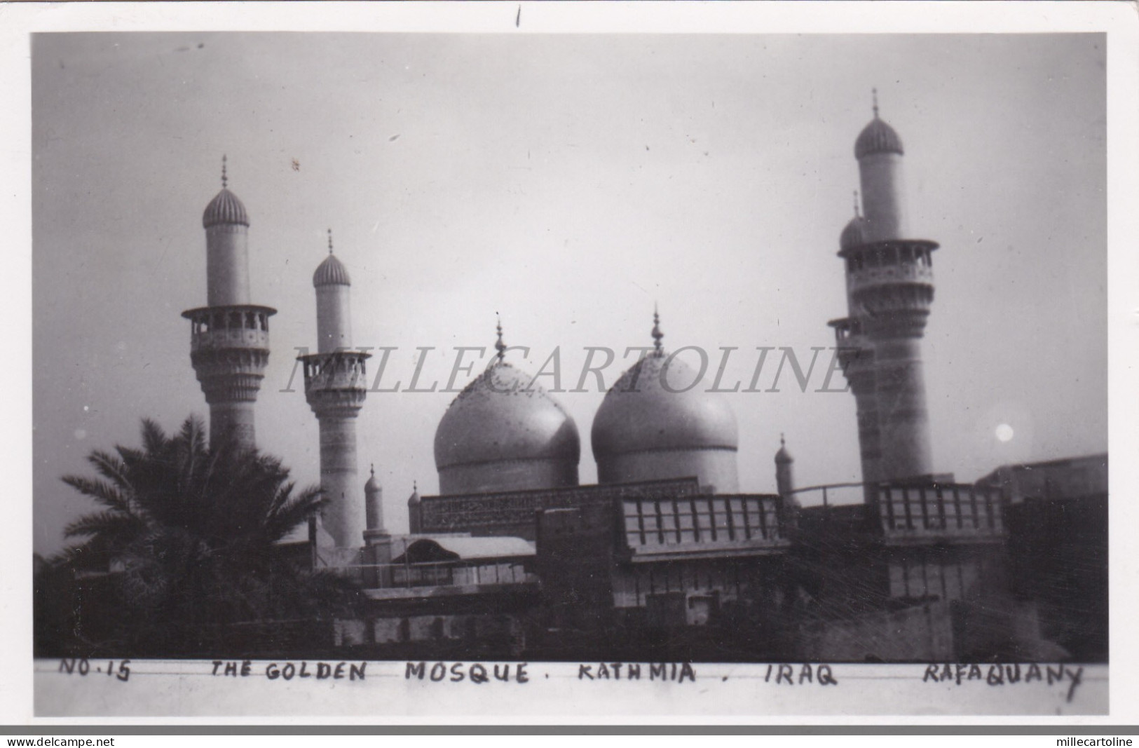 IRAQ - The Golden Mosque, Kathmia, Rafaquany, Photo Postcard
