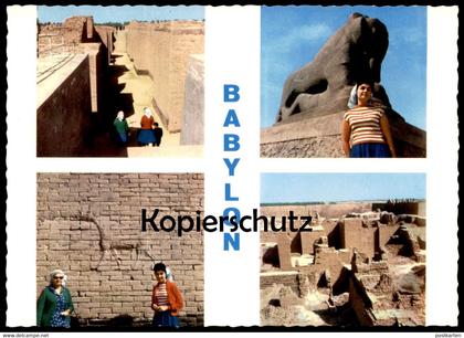 ÄLTERE POSTKARTE BABYLON BABYLONE Babel Irak Iraq postcard Ansichtskarte AK cpa