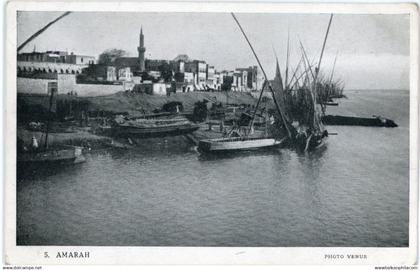 Iraq Amara postcard to England