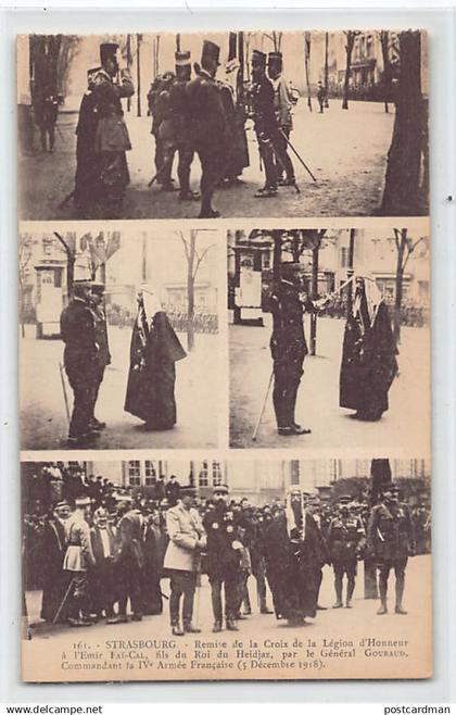 Iraq - Presentation of the Legion of Honor to Prince Faisal (later King Faisal I of Iraq) by French General Gouraud in S