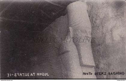 IRAQ - Statue at Mosul, Bezaz Baghdad Photo Postcard