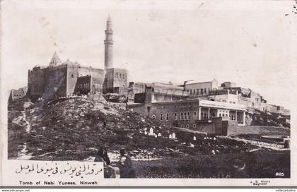 IRAQ - Tomb of Nabi Yuness, Ninweh, Photo Postcard 1936