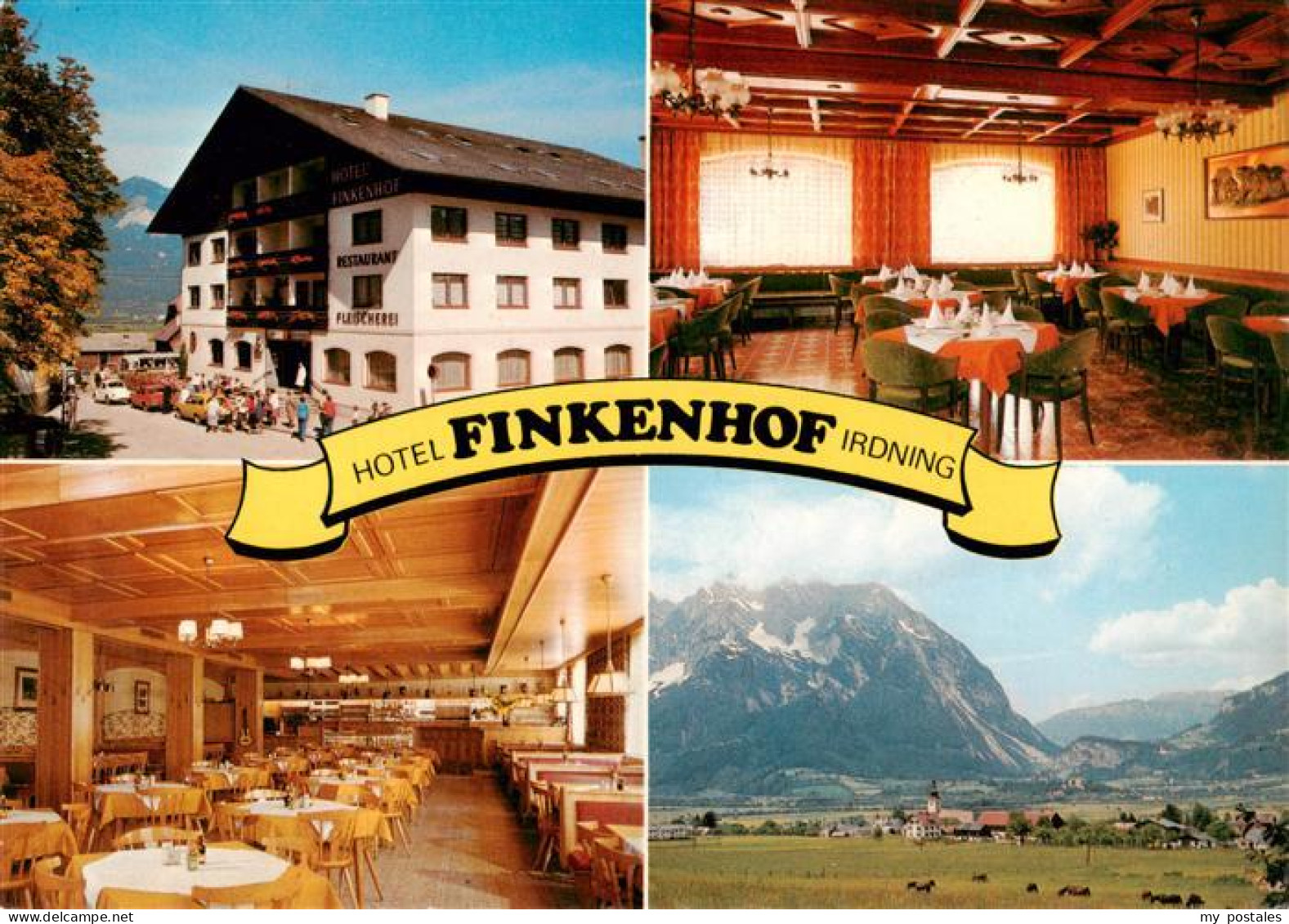 Irdning Hotel Finkenhof Gastraeume Panorama