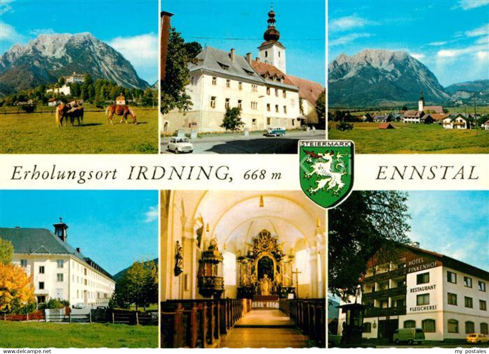 Irdning Schloss Trautenfels Grimming Pfarrhof Kirche Hotel Finkenhof