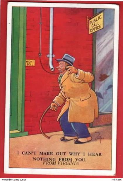 IRELAND CO CAVAN   I HEAR NOTHING FROM VIRGINIA    COMIC HUMOUR BY REG CARTER