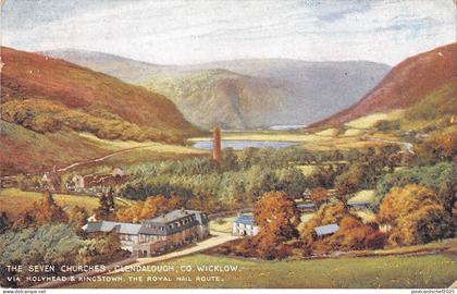 uk28903 seven churches glendalough wicklow ireland
