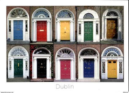 Carte Postale - Irlande - Dublin - The world famous doors of dublin from around the georgian squares of dublin city - Co