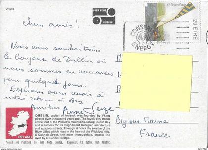 CP DUBLIN -timbrée